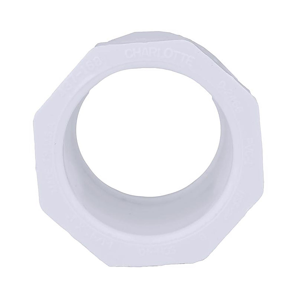 Charlotte Pipe PVC 02107 1000 Schedule 40 1-1/4 in. Slip x 1 in. Dia. Slip PVC Reducing Bushing