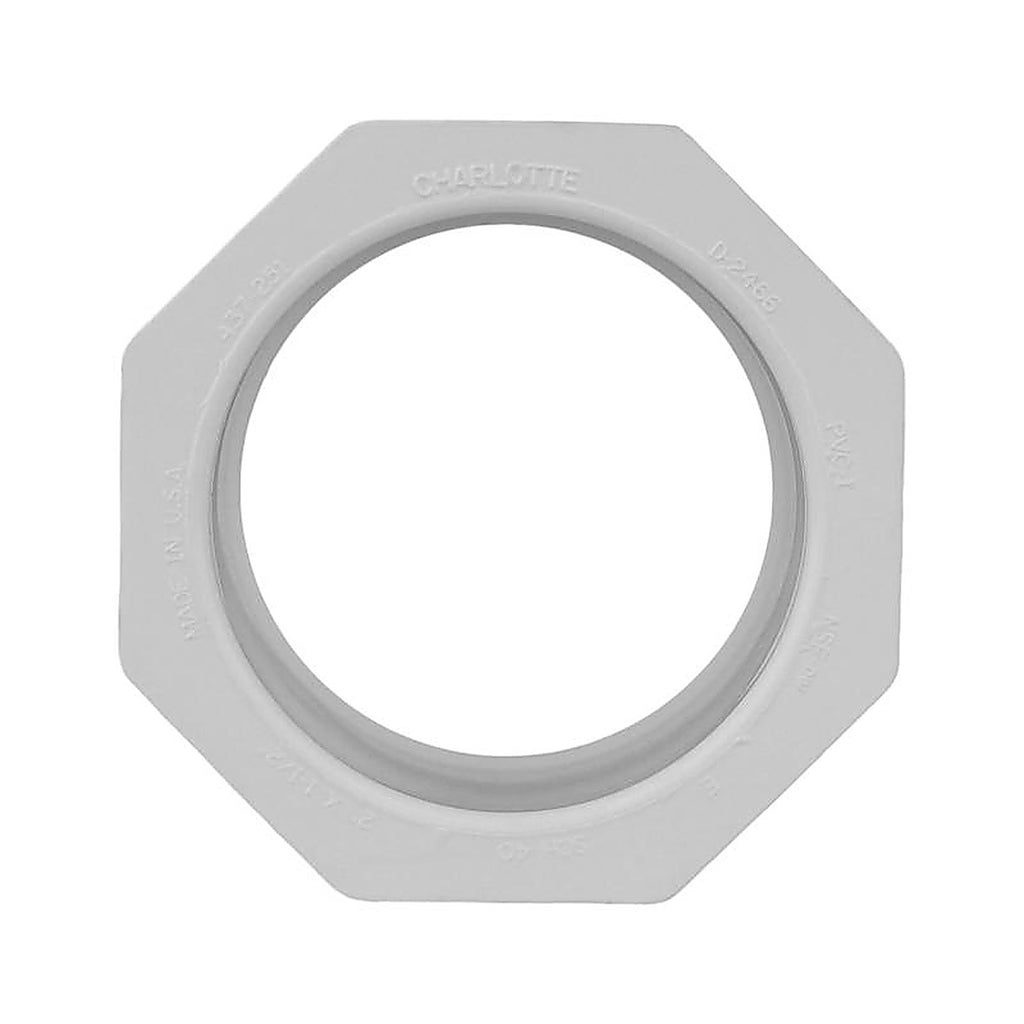 Charlotte Pipe PVC 02107 1400 Schedule 40 2 in. Slip x 1-1/2 in. Dia. Slip PVC Reducing Bushing