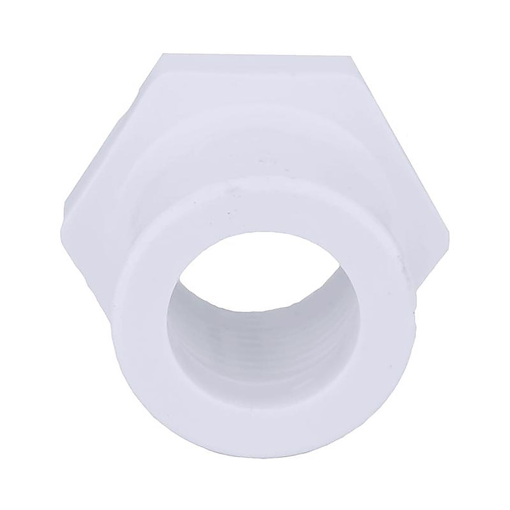 Charlotte Pipe PVC 02108 0600 Schedule 40 3/4 in. Spigot x 1/2 in. Dia. FPT PVC Reducing Bushing