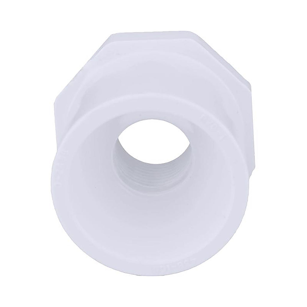 Charlotte Pipe PVC 02108 0900 Schedule 40 1-1/4 in. Spigot x 1/2 in. Dia. FPT PVC Reducing Bushing