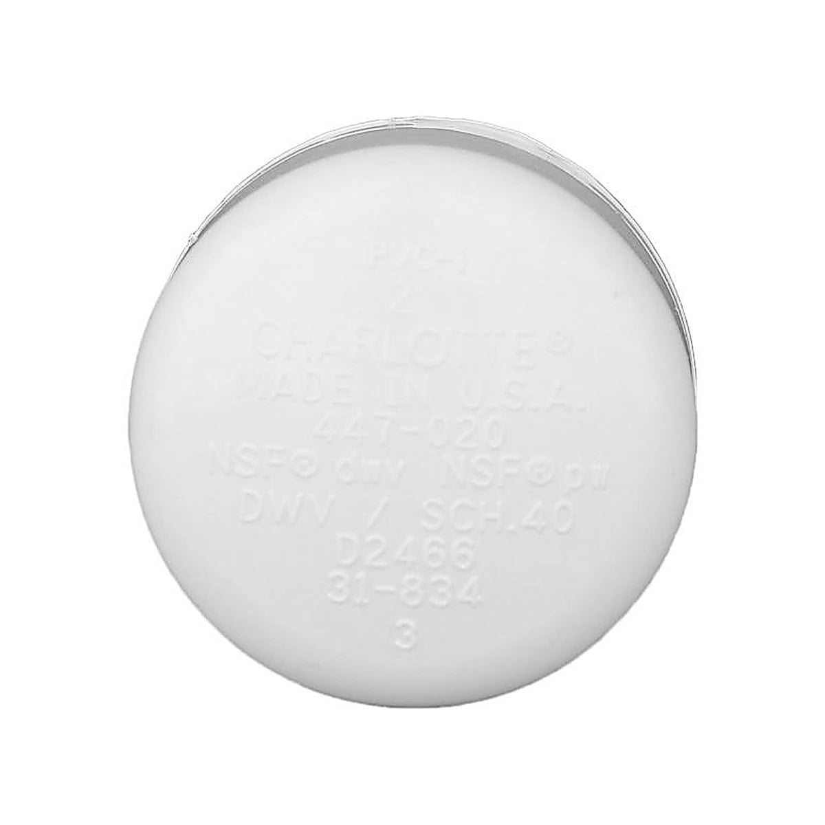 Charlotte Pipe PVC 02116 1200 Schedule 40 1-1/4 in. Slip PVC Cap