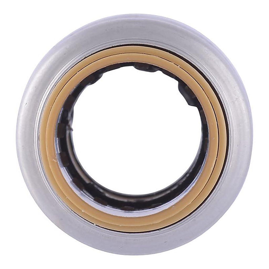 Sharkbite U008LFA 1/2 in. Push x 1/2 in. Dia. Push Brass Coupling