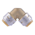 Sharkbite U248LFA 1/2 in. Push x 1/2 in. Dia. Push Brass Elbow