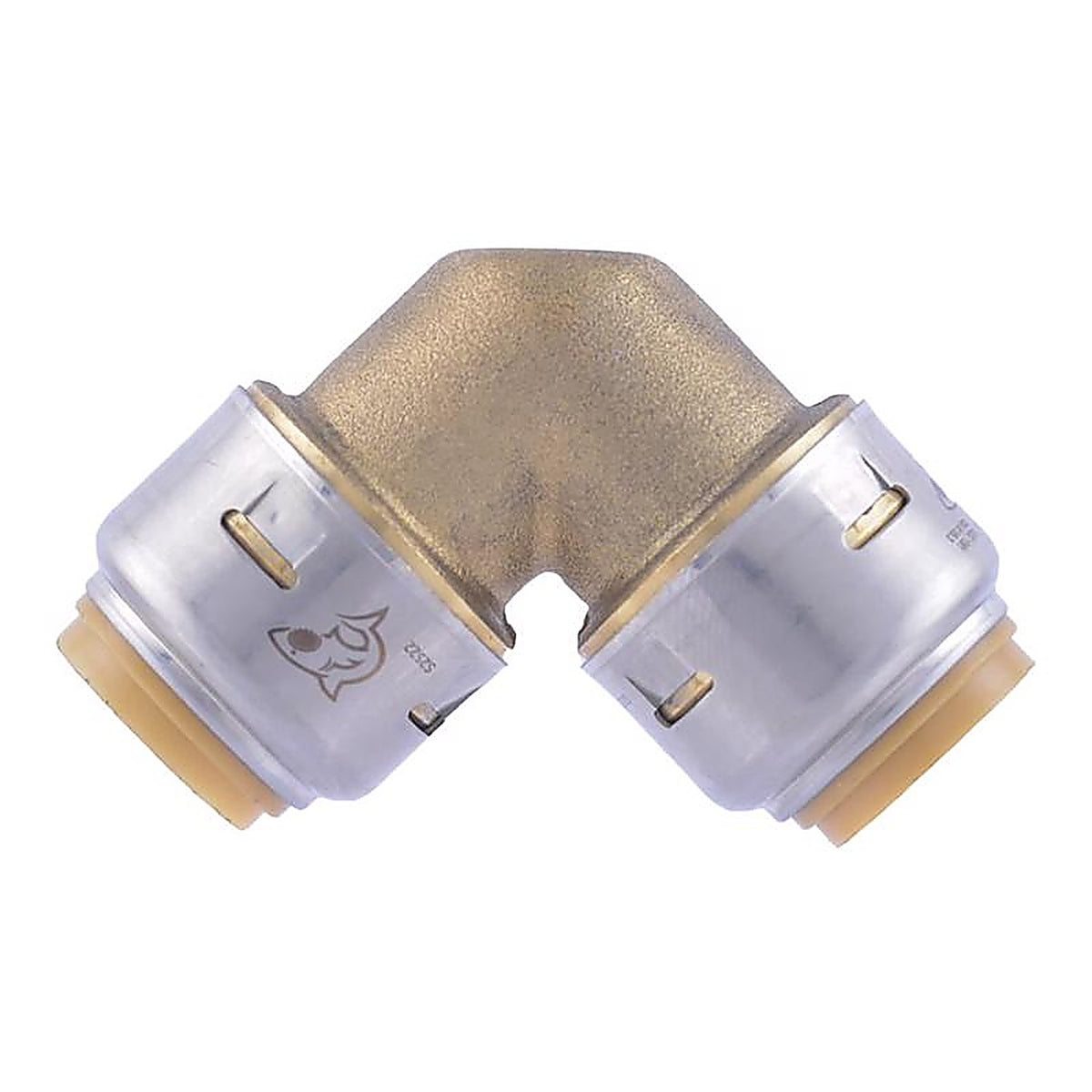 Sharkbite U248LFA 1/2 in. Push x 1/2 in. Dia. Push Brass Elbow