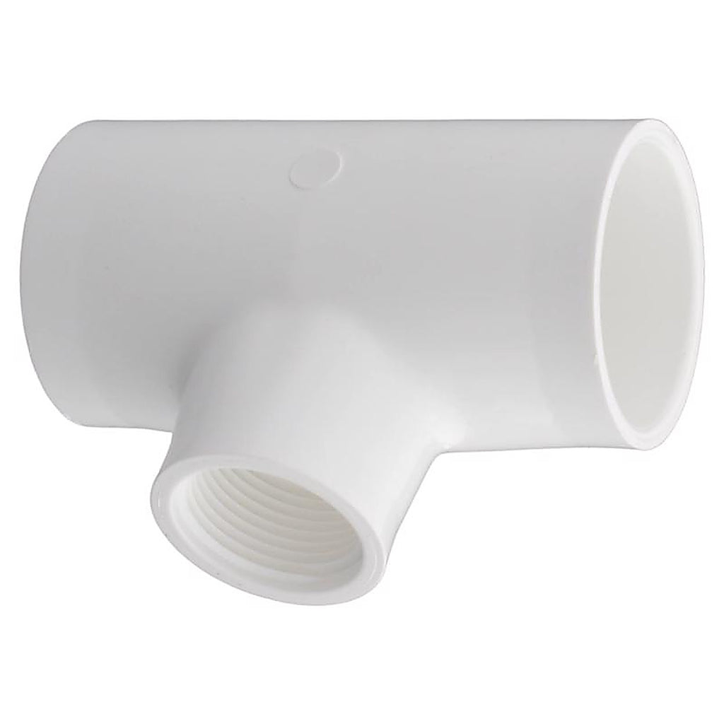 Charlotte Pipe PVC 02401 4500 Schedule 40 1-1/2 in. Slip x 1-1/2 in. Dia. Slip PVC Reducing Tee