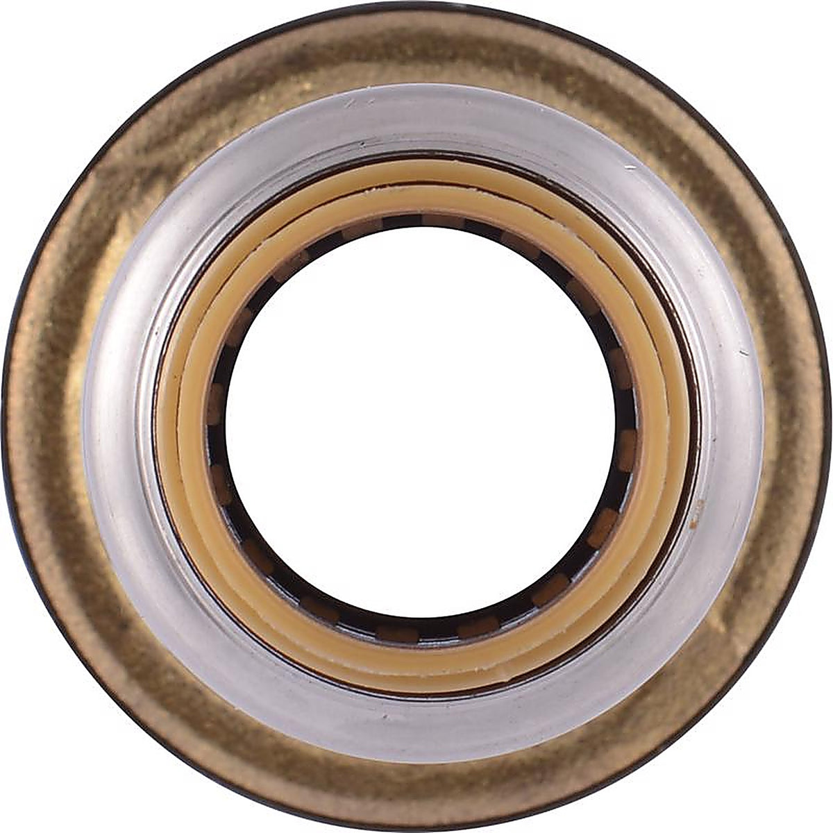 Sharkbite U058LFA 3/4 in. Push x 1/2 in. Dia. Push Brass Reducing Coupling