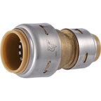 Sharkbite U058LFA 3/4 in. Push x 1/2 in. Dia. Push Brass Reducing Coupling