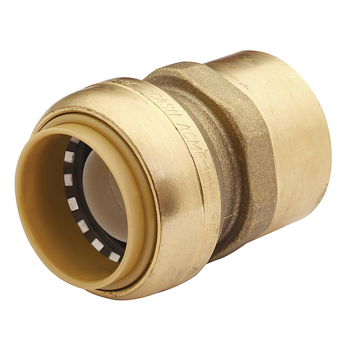 Sharkbite U094LFA 1 in. Push x 1 in. Dia. FPT Brass Connector