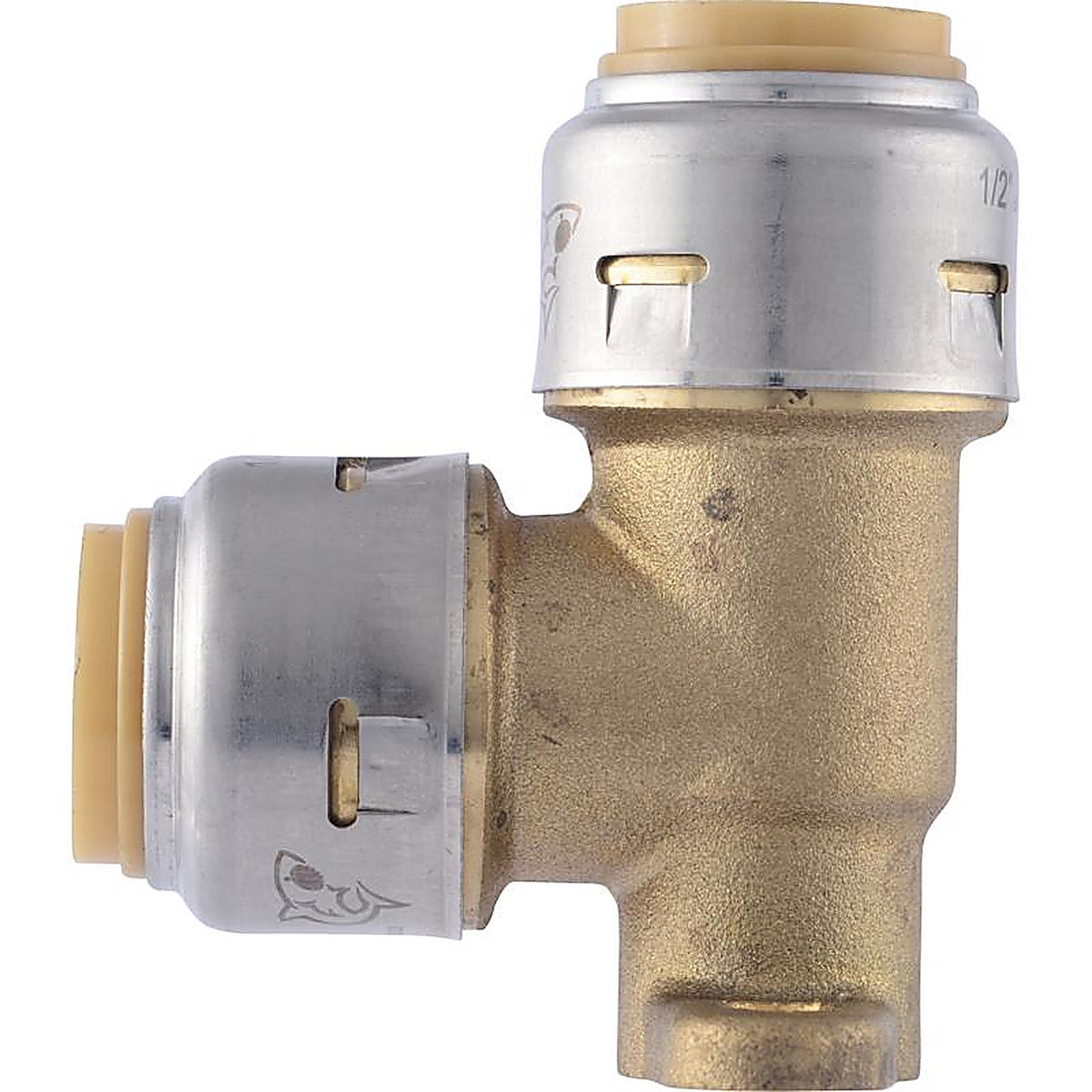 Sharkbite U249LFA 1/2 in. Push x 1/2 in. Dia. Push Brass Drop Ear Elbow