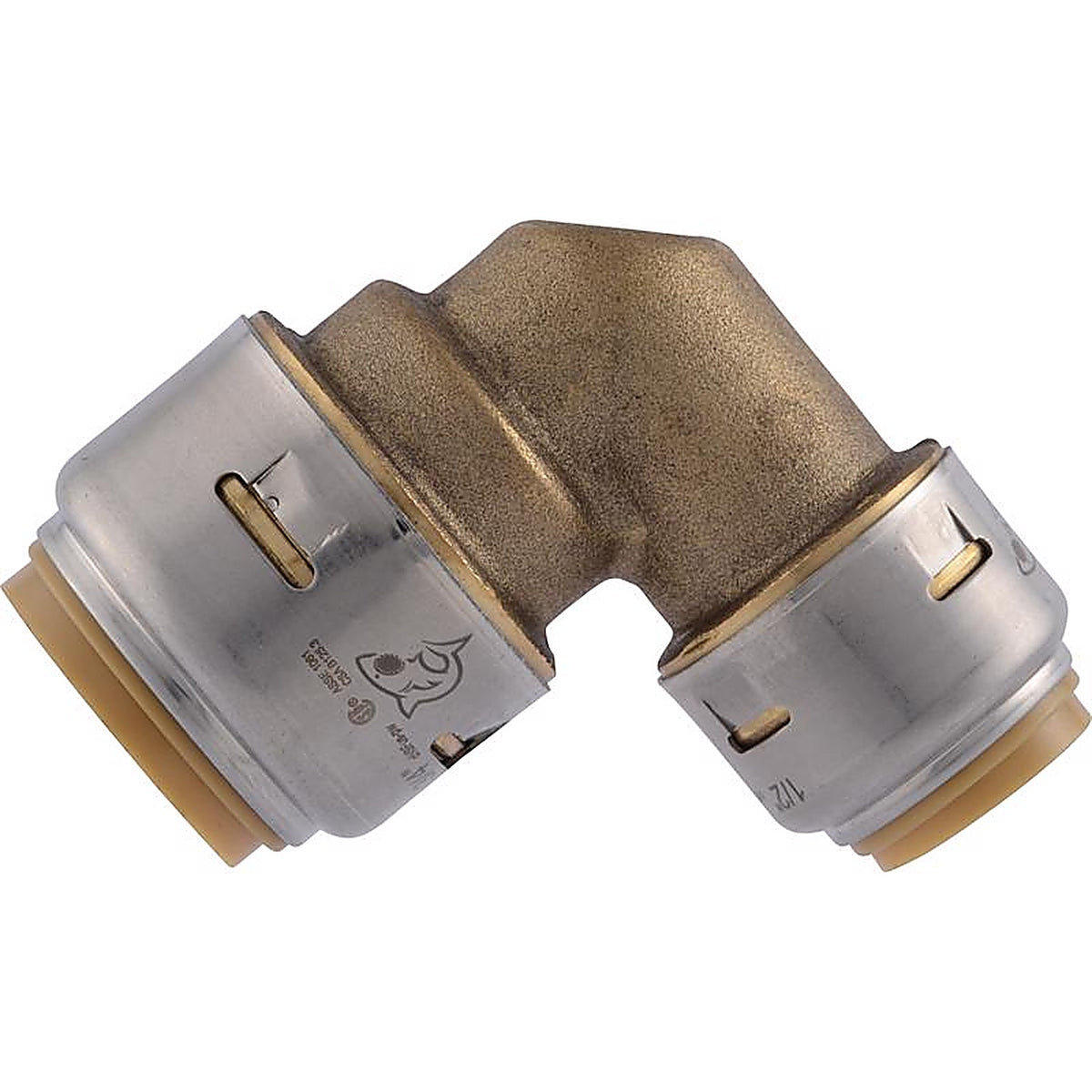 Sharkbite U274LFA 3/4 in. Push x 1/2 in. Dia. Push Brass Reducing Elbow
