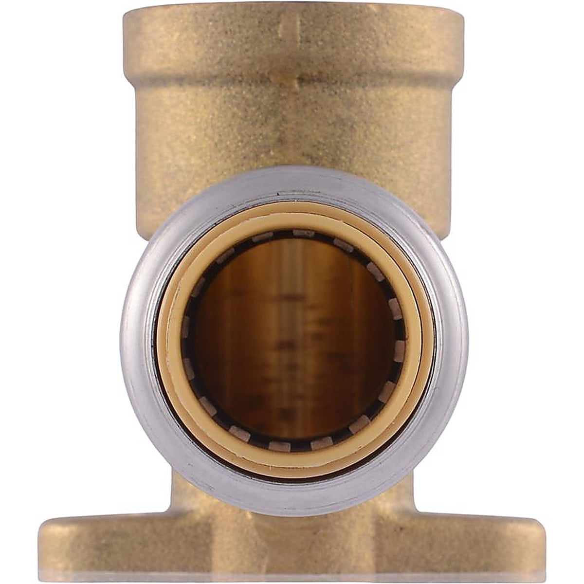 Sharkbite U334LFA Push to Connect 1/2 in. Push x 1/2 in. Dia. FIP Brass 90 Degree Drop Ear Elbow