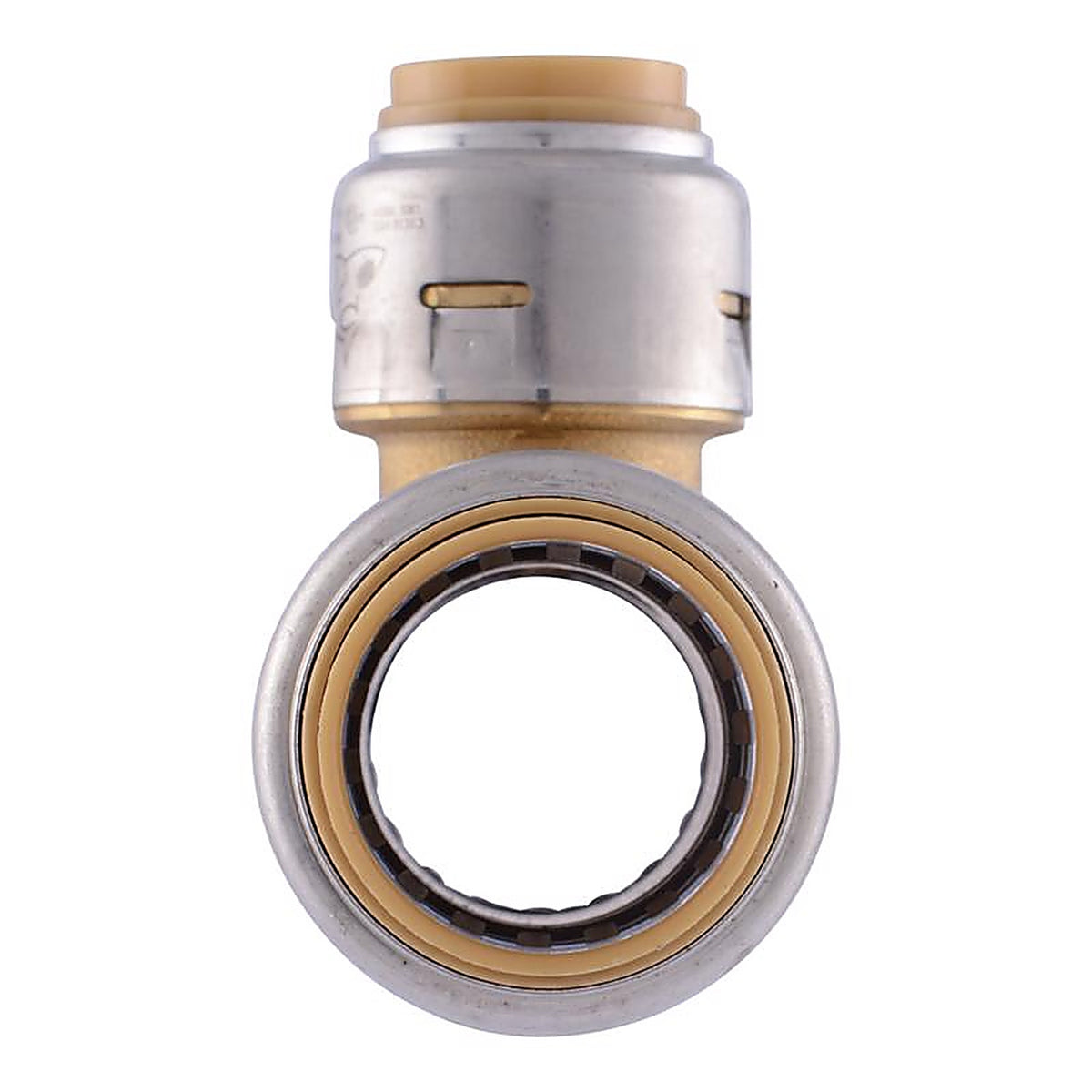 Sharkbite U412LFA 3/4 in. Push x 3/4 in. Dia. Push Brass Reducing Tee