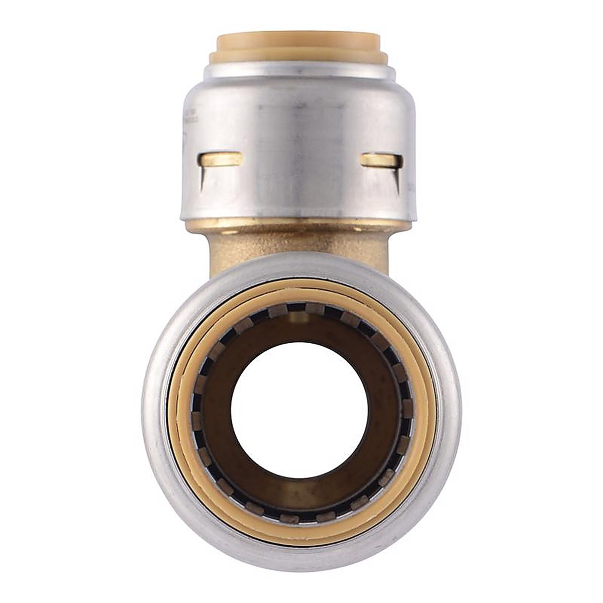 Sharkbite U454LFA Push to Connect 3/4 in. Push x 1/2 in. Dia. Push Brass Reducing Tee