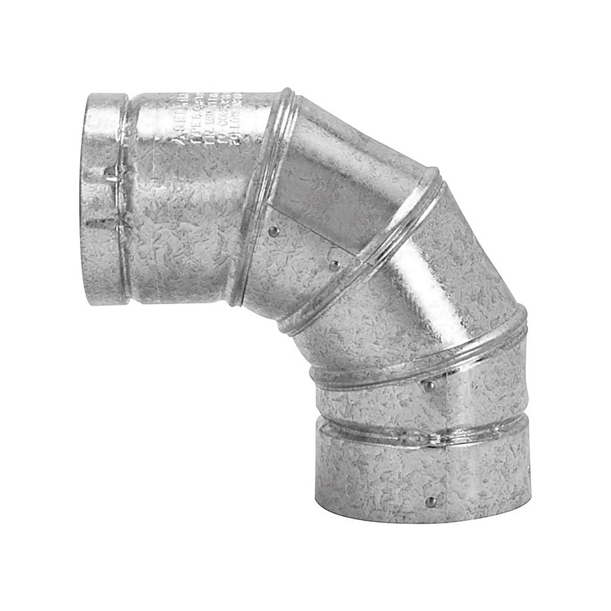 Selkirk 183230 3 in. Dia. x 3 in. Dia. Adjustable 90 deg. Aluminum Stove Pipe Elbow