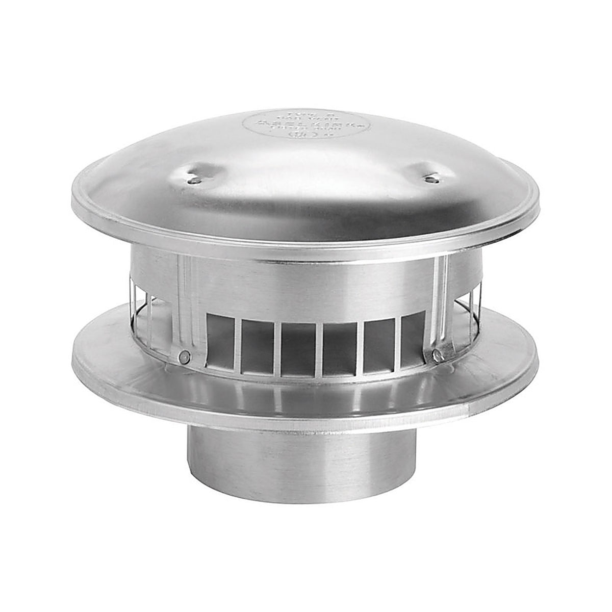 Selkirk 103800 3 in. Dia. Aluminum Stove Pipe Metalbestos Top