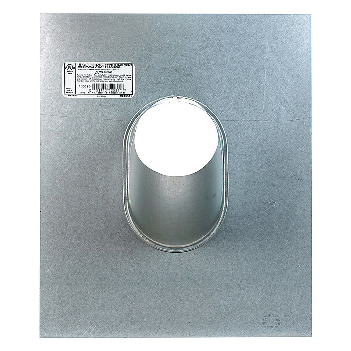 Selkirk 103825 3 in. Dia. Galvanized Steel Adjustable Roof Flashing