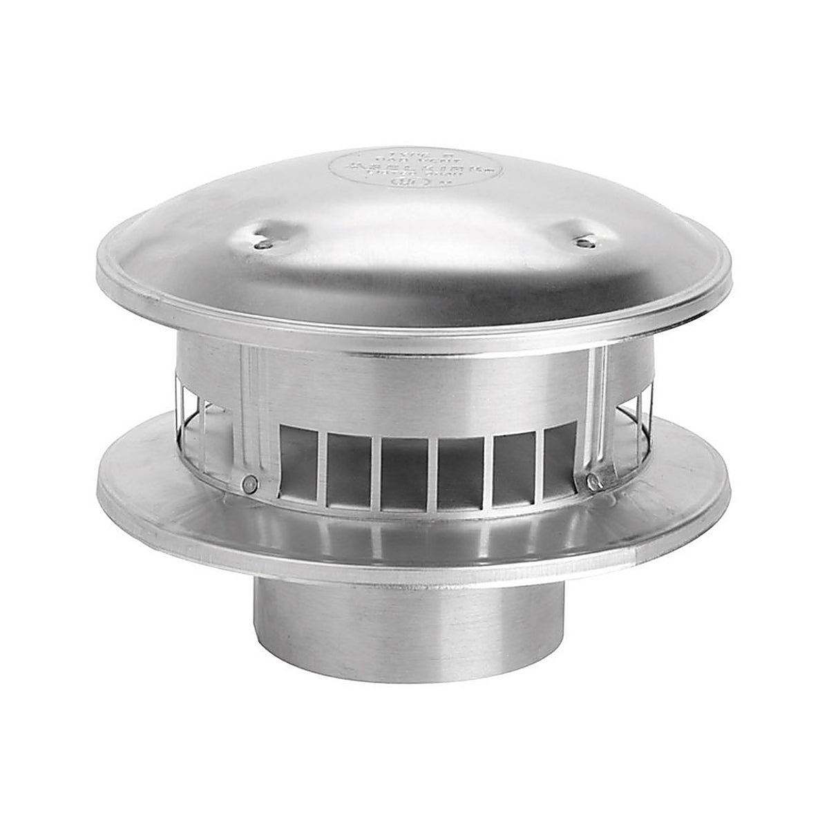 Selkirk 104800 4 in. Dia. Aluminum Stove Pipe Metalbestos Top