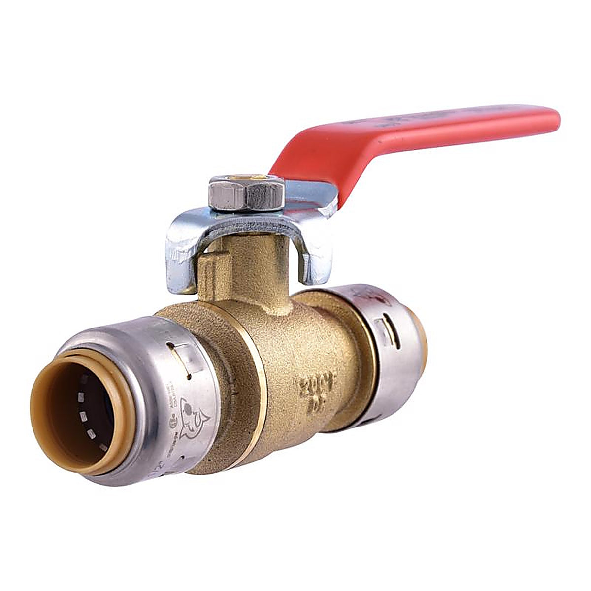 Sharkbite 22222-0000LFA 1/2 in. Brass Push Fit Ball Valve
