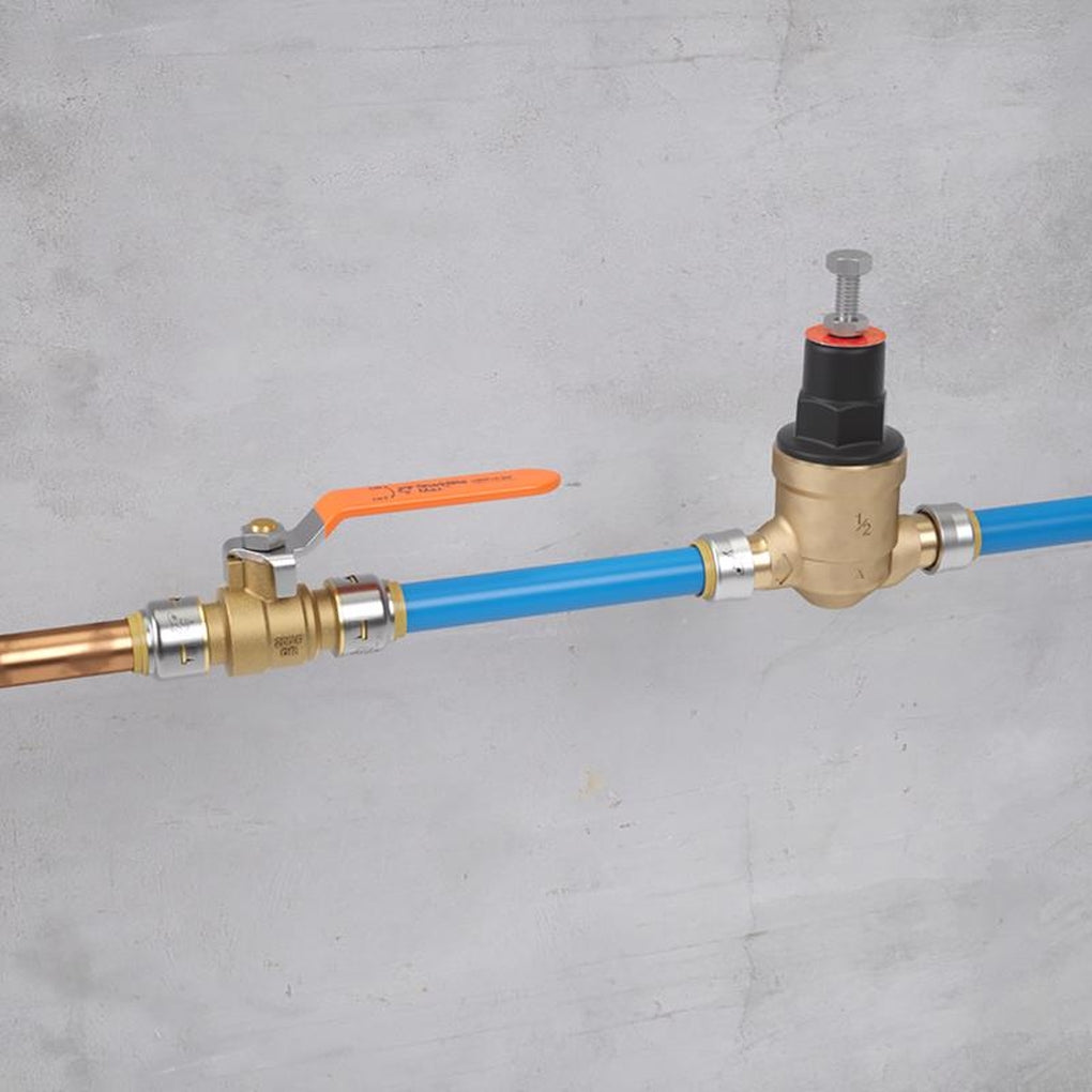 Sharkbite 22222-0000LFA 1/2 in. Brass Push Fit Ball Valve