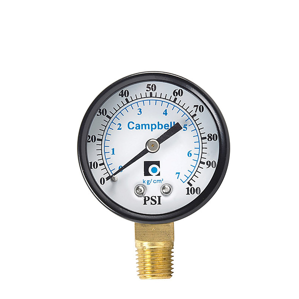Campbell PG1T-NL Pressure Gauge 100 psi