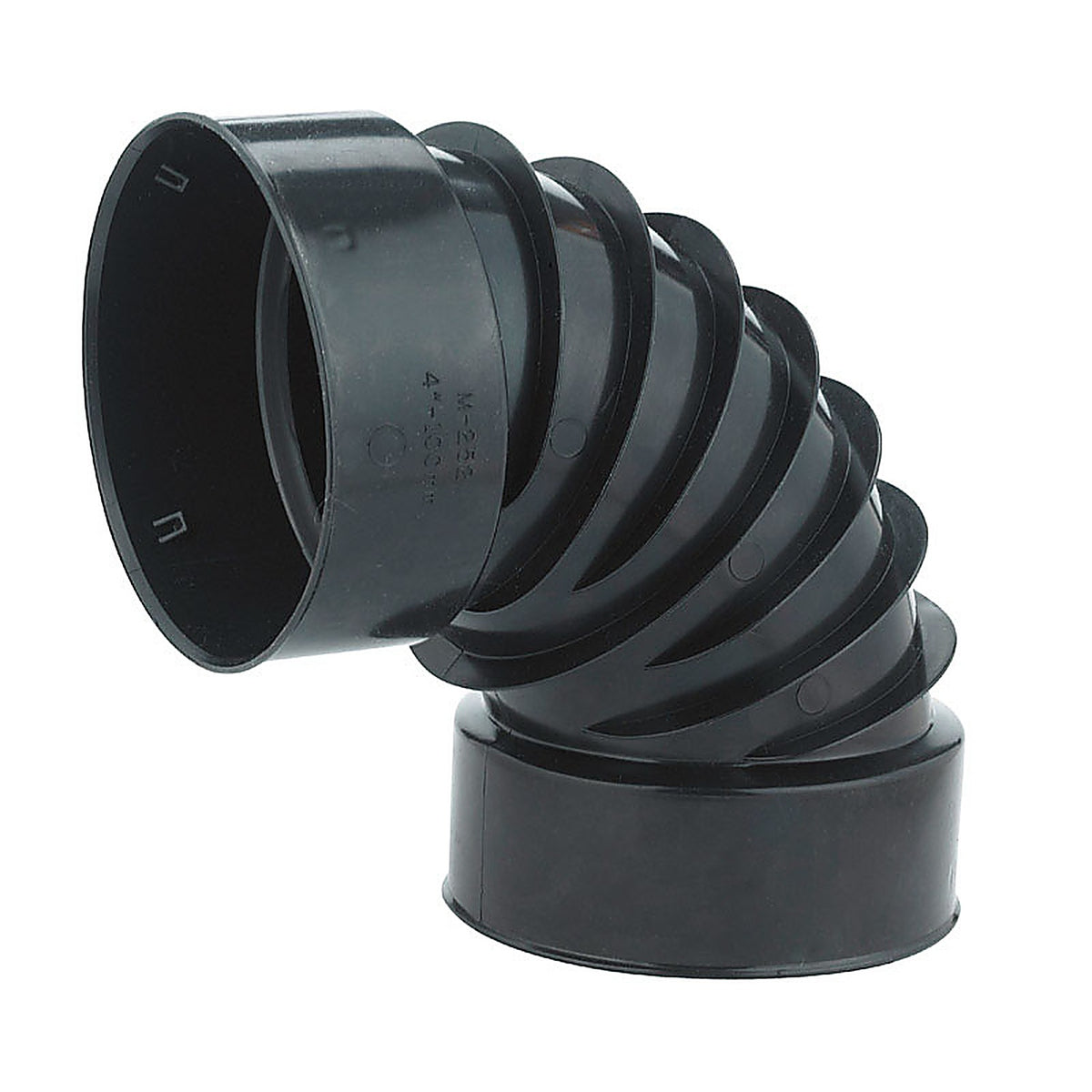 Advanced Drainage 0490AA 4 in. Snap x 4 in. Dia. Snap Polyethylene 90 Degree Elbow