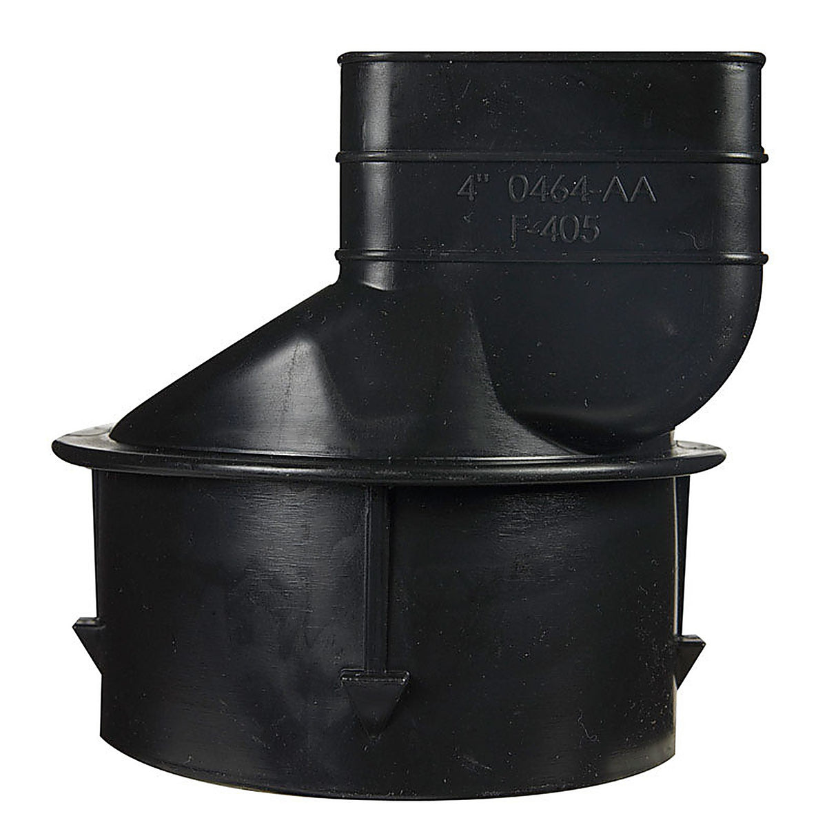 Advanced Drainage 0464AA 3-1/4 in. Snap x 2-1/2 in. Dia. Barb Polyethylene Downspout Adapter