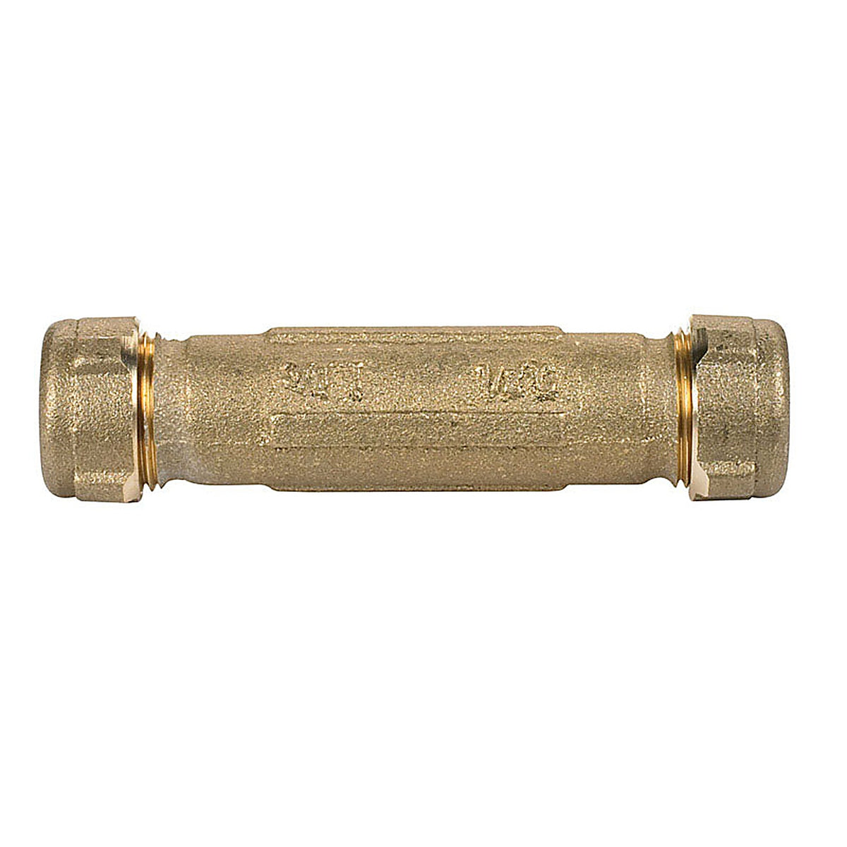 Mueller 160-303NL ProLine 1/2 in. CTS x 3/8 in. Dia. CTS Brass Coupling