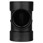Charlotte Pipe ABS004012000 4 in. Hub x 3 in. Dia. Hub ABS Sanitary Tee