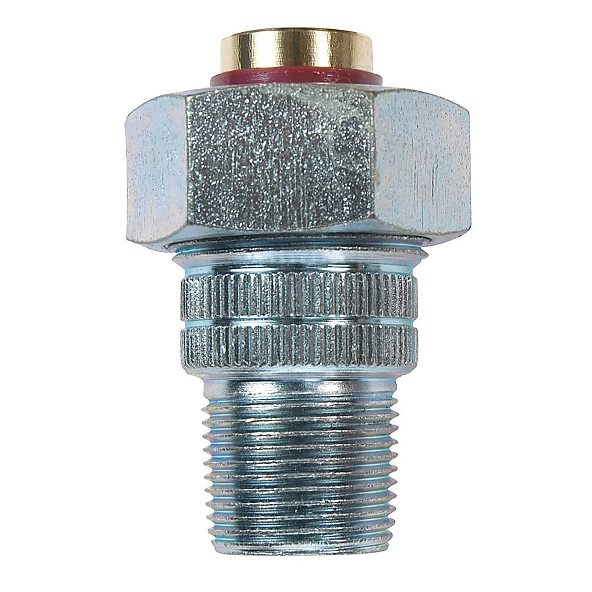 Mueller 167-004NL 3/4 in. MIP x 3/4 in. Dia. Compression Galvanized Brass Dielectric Union