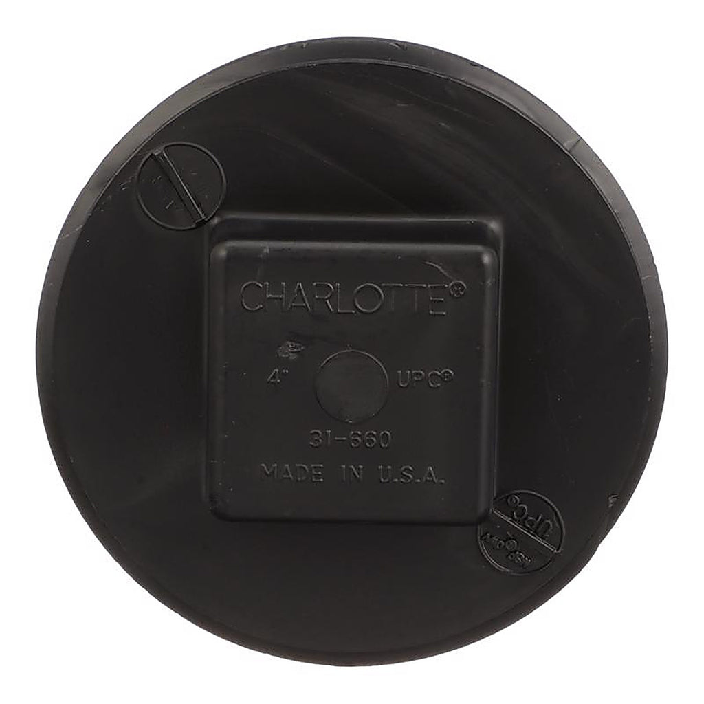 Charlotte Pipe ABS001061600 4 in. MPT x 4 in. Dia. MPT ABS Plug