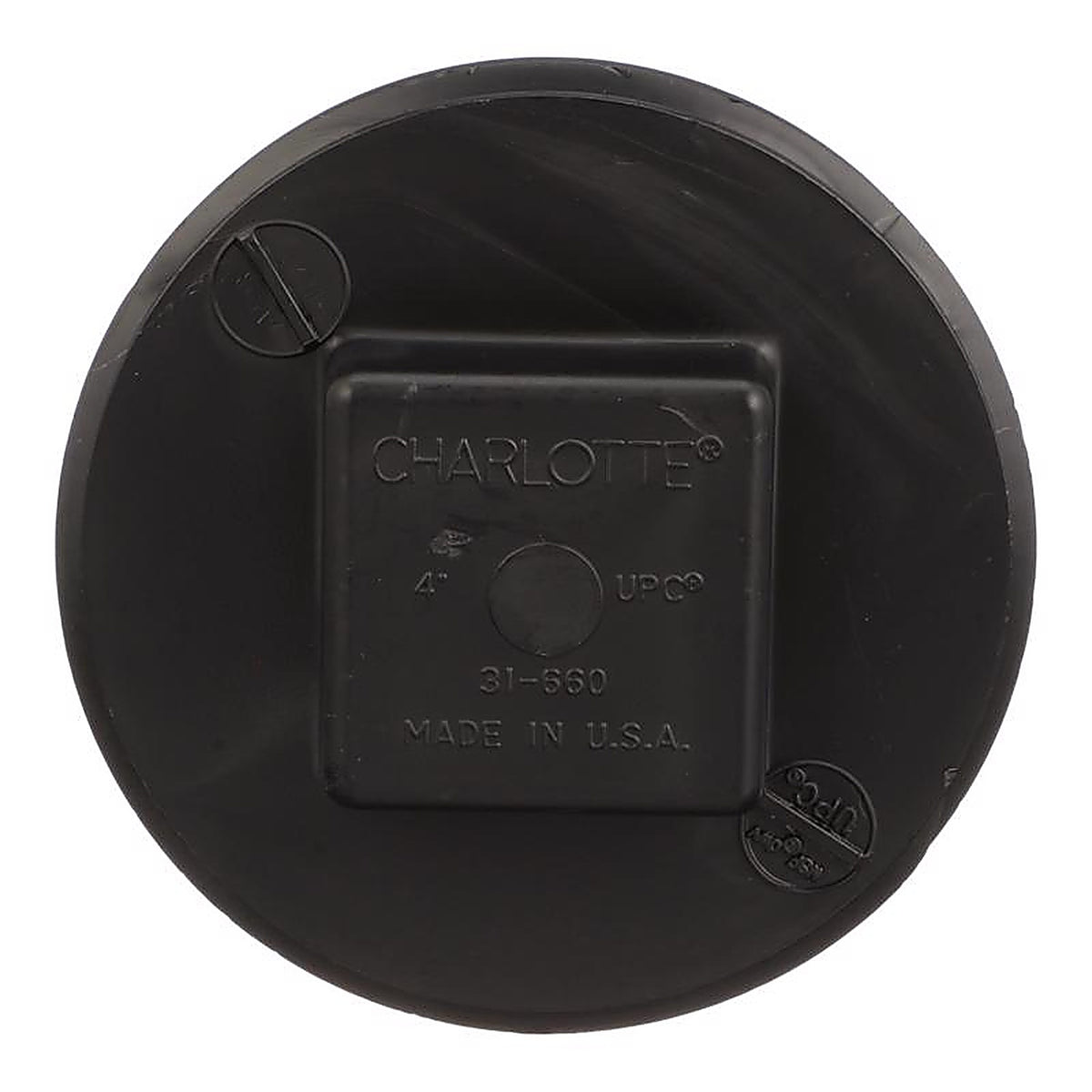Charlotte Pipe ABS001061600 4 in. MPT x 4 in. Dia. MPT ABS Plug