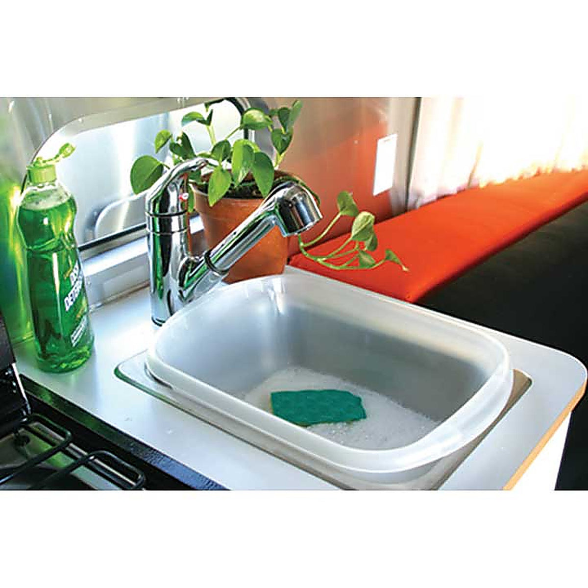 Camco - 43516 - Mini Dish Pan, Natural