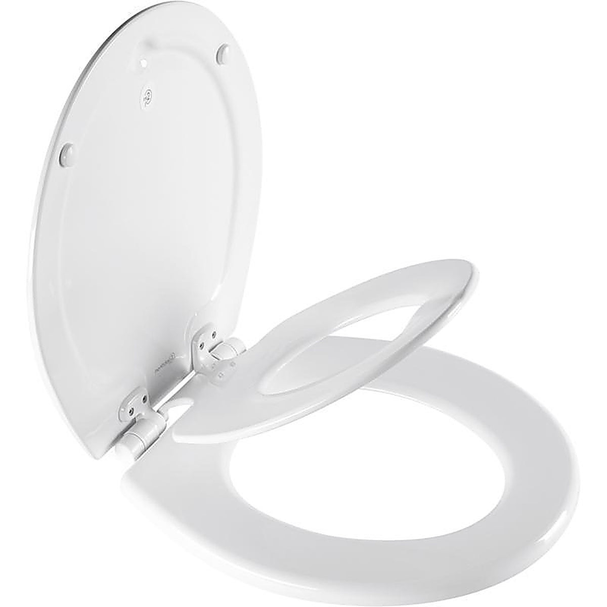 Bemis 88SLOW 000 Mayfair Slow Close Round White Molded Wood Toilet Seat