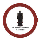 Korky 435BP Valve Seal Kit Red For Universal 3 in.