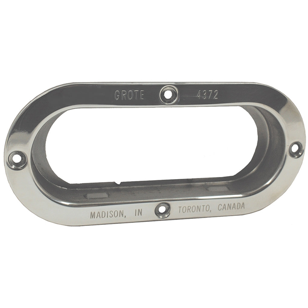 Grote 43723 Theft-Resistant Mounting Flange for 6" Oval Lamps