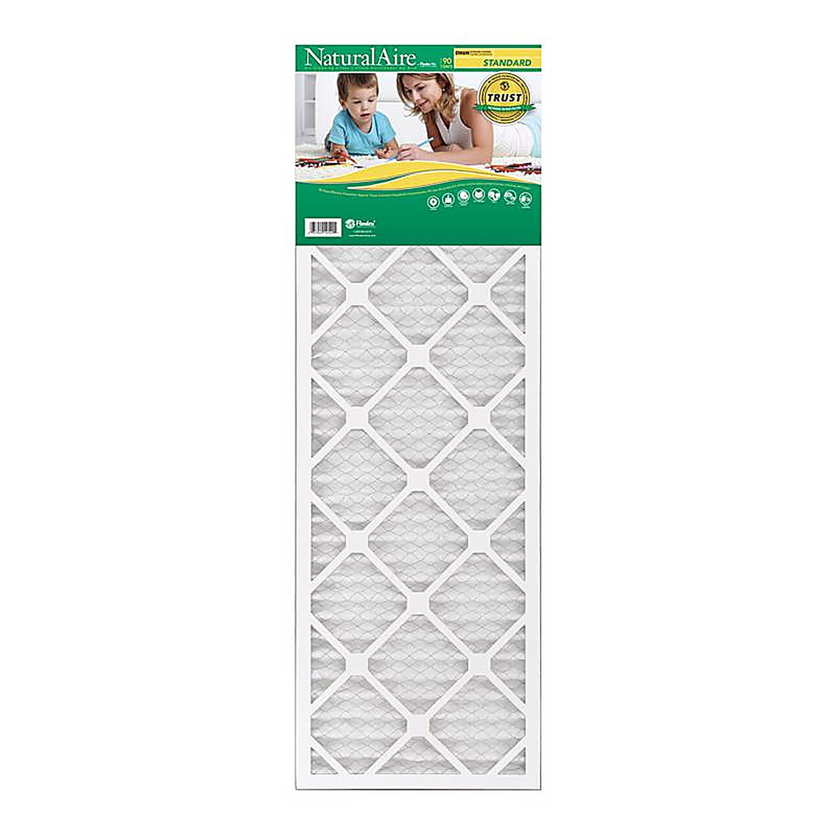 AAF Flanders 84858.01103 NaturalAire 10 in. W x 30 in. H x 1 in. D Pleated 8 MERV Pleated Air Filter