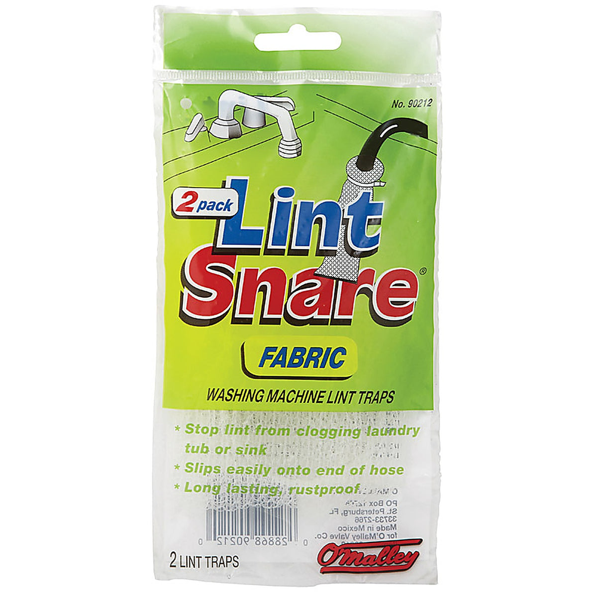 O'Malley 90212 OMalley 2/Pack Lint Trap