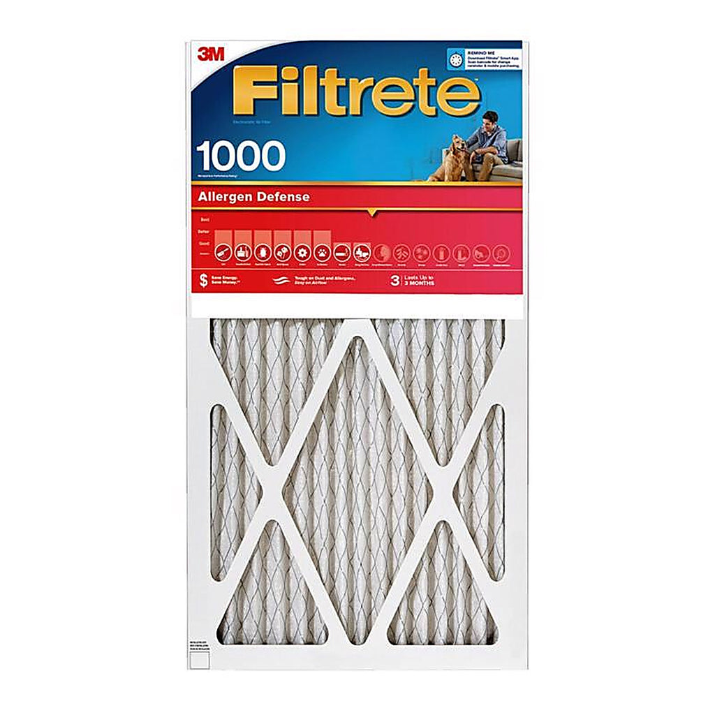 3M 9801-2PK-HDW Filtrete 16 in. W x 25 in. H x 1 in. D 11 MERV Pleated Air Filter