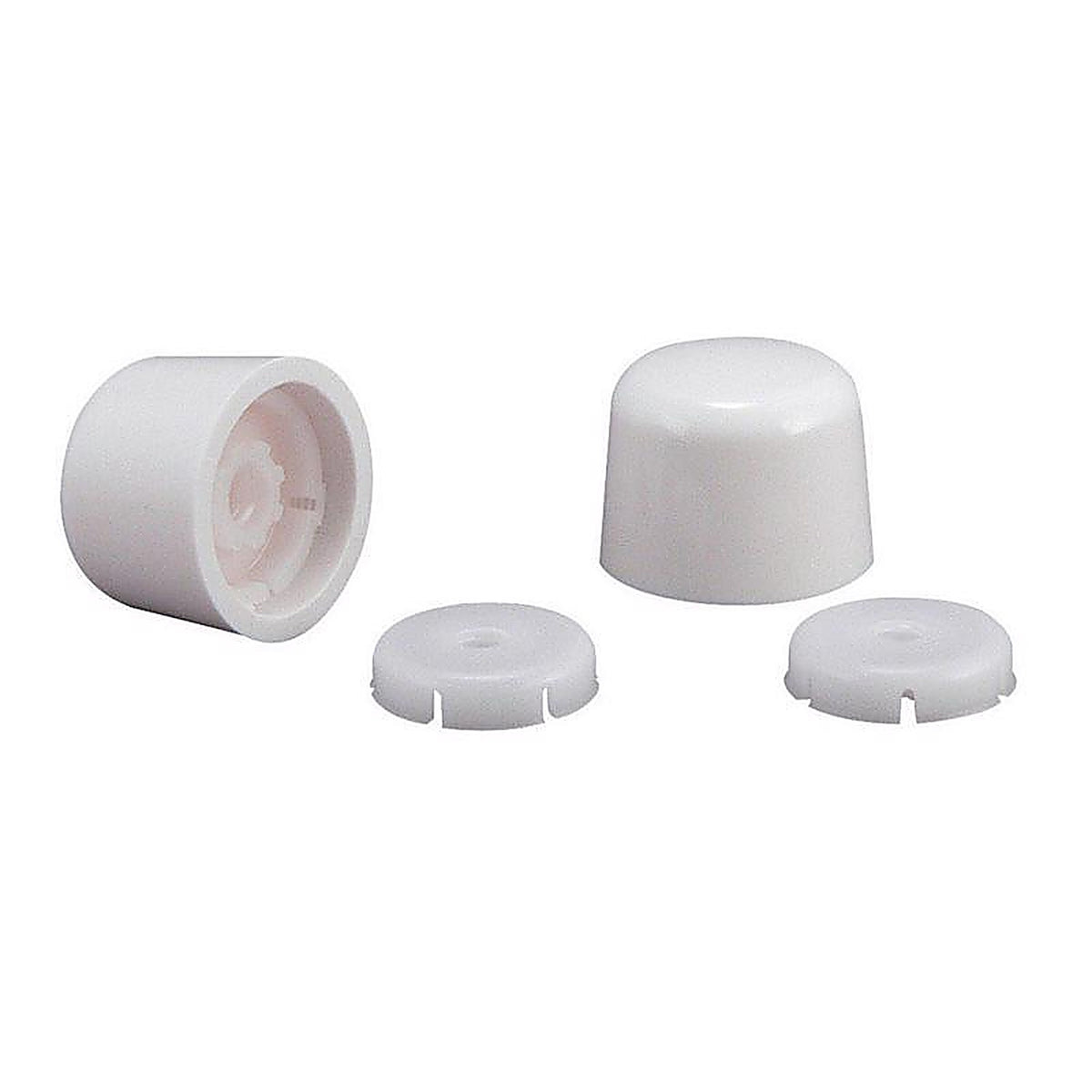 Plumb Pak PP835-30WHL Toilet Tank Bolt Caps White Plastic