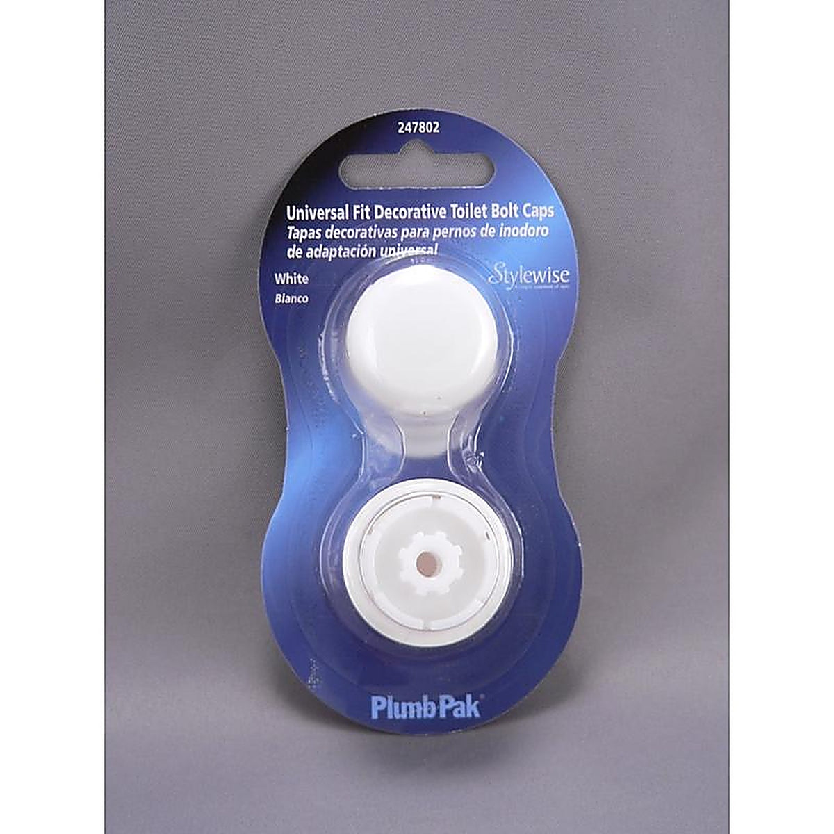 Plumb Pak PP835-30WHL Toilet Tank Bolt Caps White Plastic