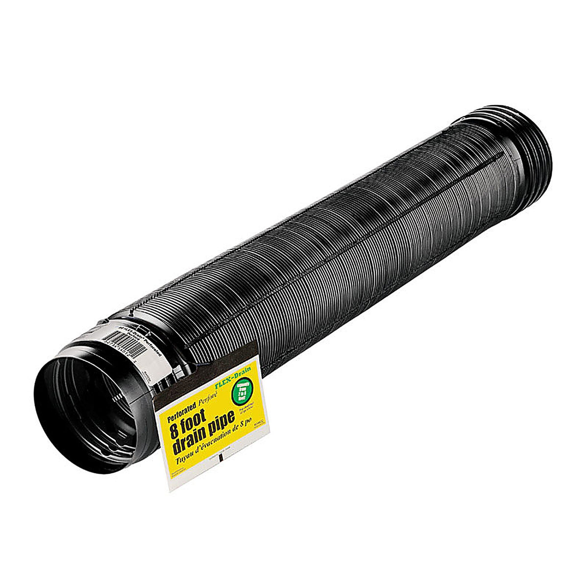 Flex-Drain 54022 4 Dia. x 8 ft. L Poly Drain Pipe