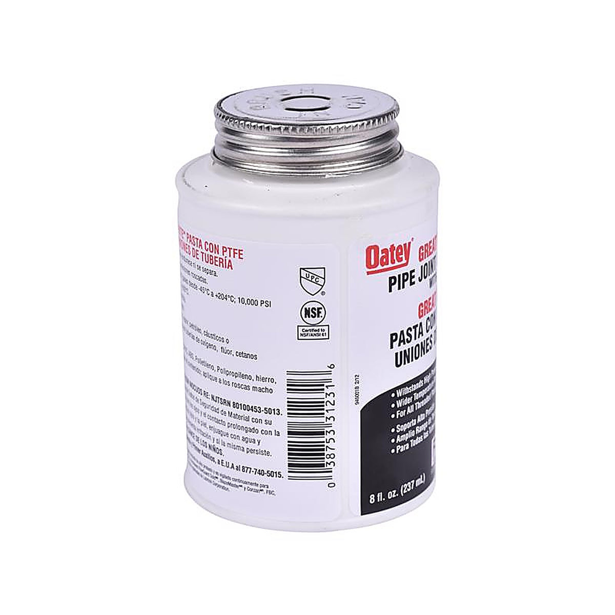 Oatey 31231 Great White White Pipe Joint Compound 8 oz.