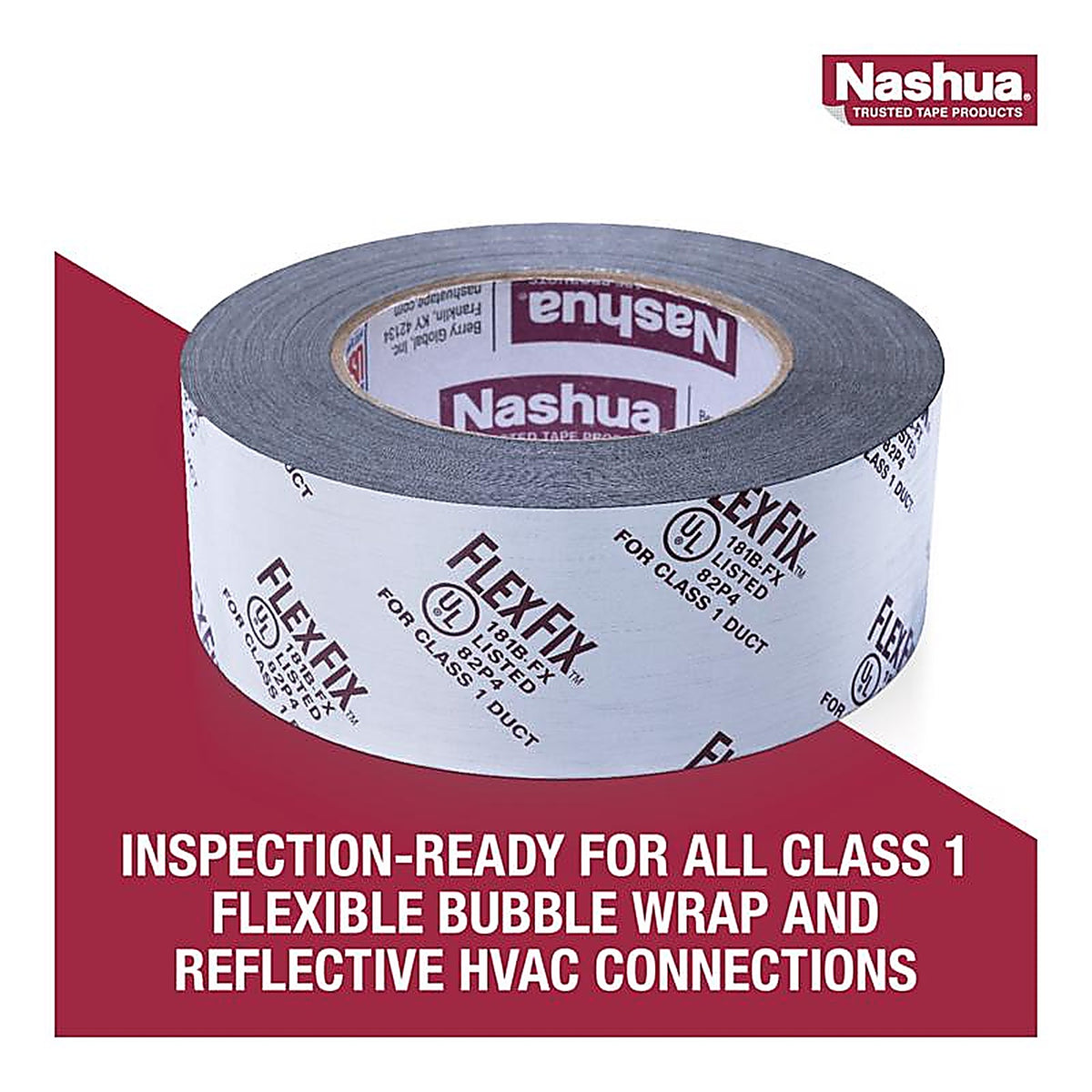 Nashua 1529786 1.89 in. W x 120 yd. L Black Duct Tape