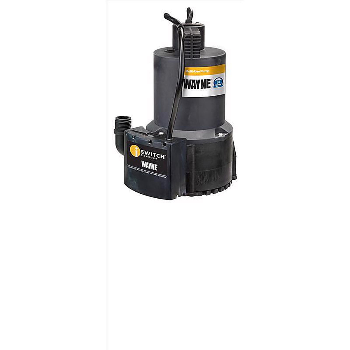 Wayne EEAUP250 1/4 hp 3000 gph Thermoplastic Electronic Switch AC Utility Pump