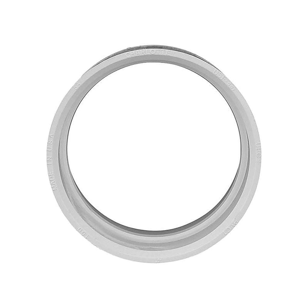 Charlotte Pipe PVC001001400 Schedule 40 4 in. Hub x 4 in. Dia. Hub PVC Coupling