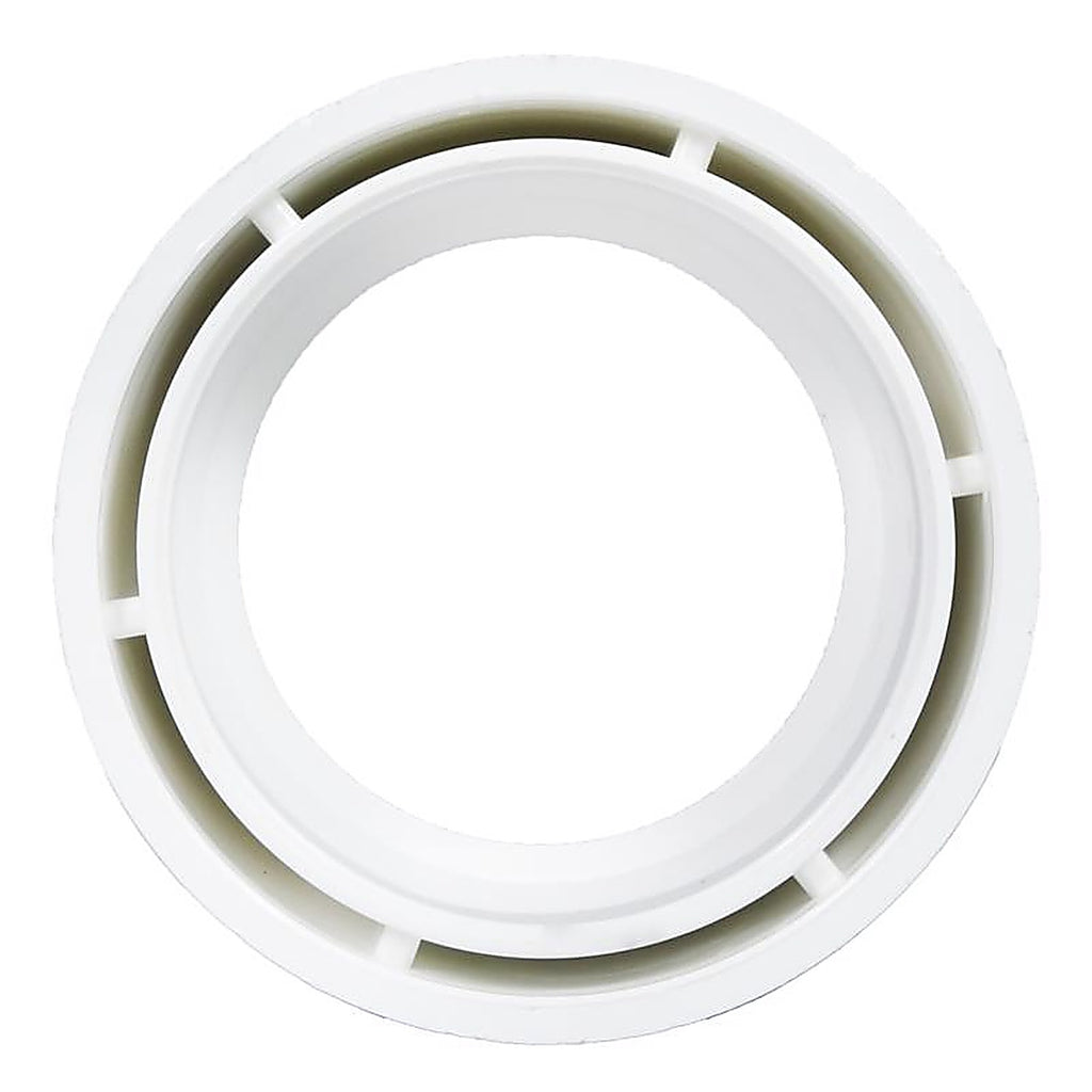 Charlotte Pipe PVC001071800 Schedule 40 4 in. Spigot x 3 in. Dia. Hub PVC Flush Bushing