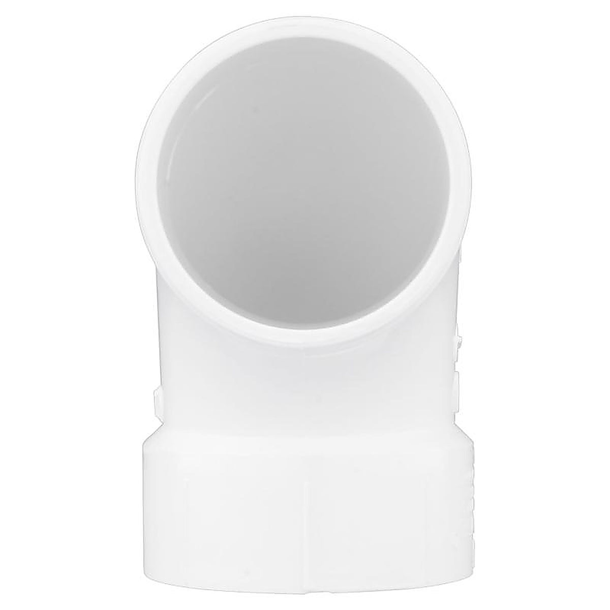 Charlotte Pipe PVC003021400 Schedule 40 4 in. Hub x 4 in. Dia. Spigot PVC 90 Degree Street Elbow