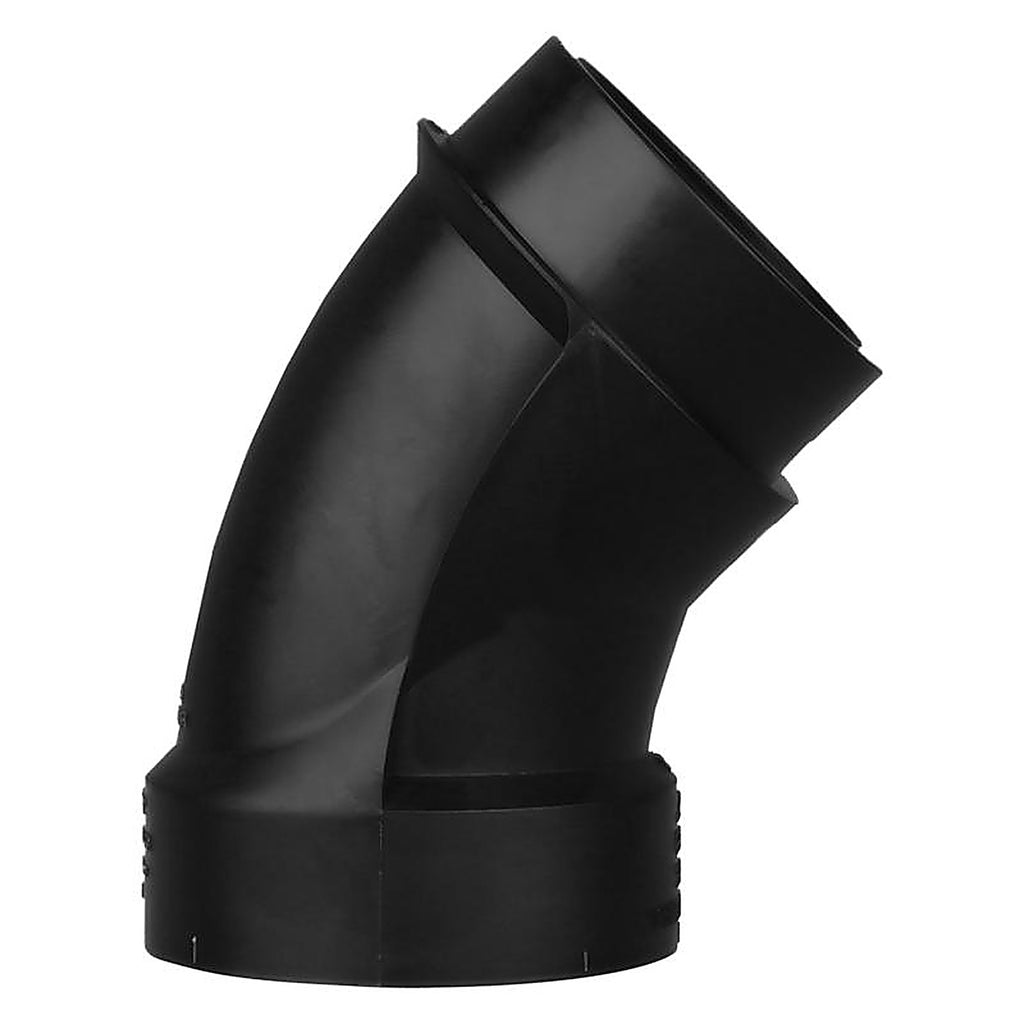 Charlotte Pipe ABS003230800 2 in. Hub x 2 in. Dia. Spigot ABS 45 Degree Elbow