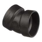Charlotte Pipe ABS003240800 2 in. Hub x 2 in. Dia. Hub ABS 22-1/2 Degree Elbow