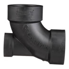 Charlotte Pipe ABS003030800 3 in. Hub x 3 in. Dia. Hub ABS 90 Degree Elbow